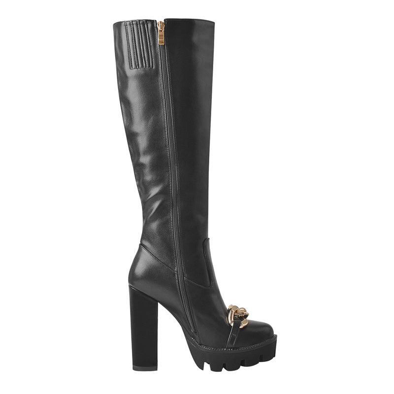 Queen Sonique Knee High Platform Boots