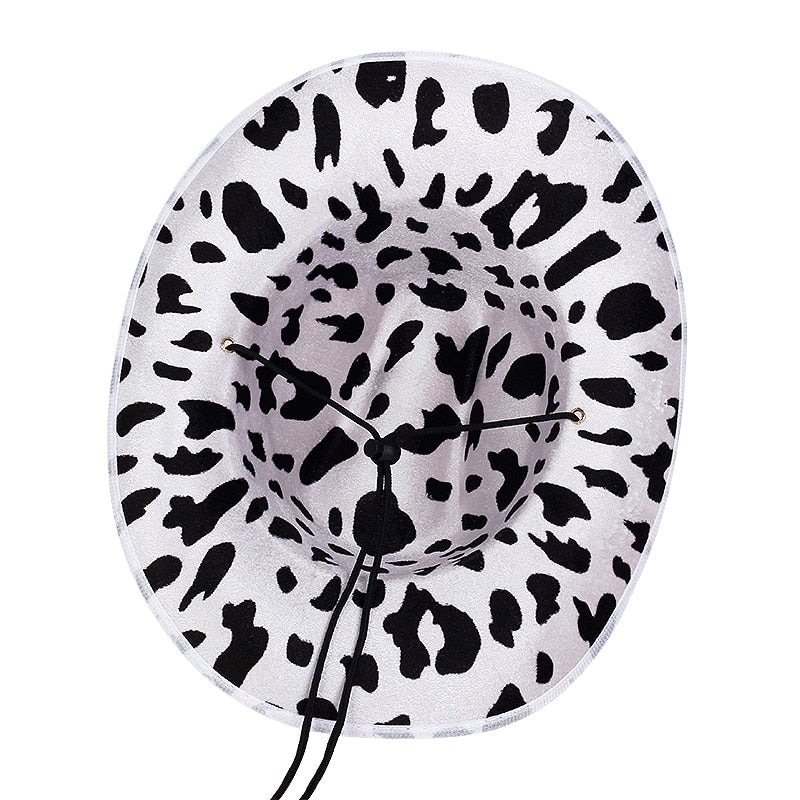 Cow Print Hat