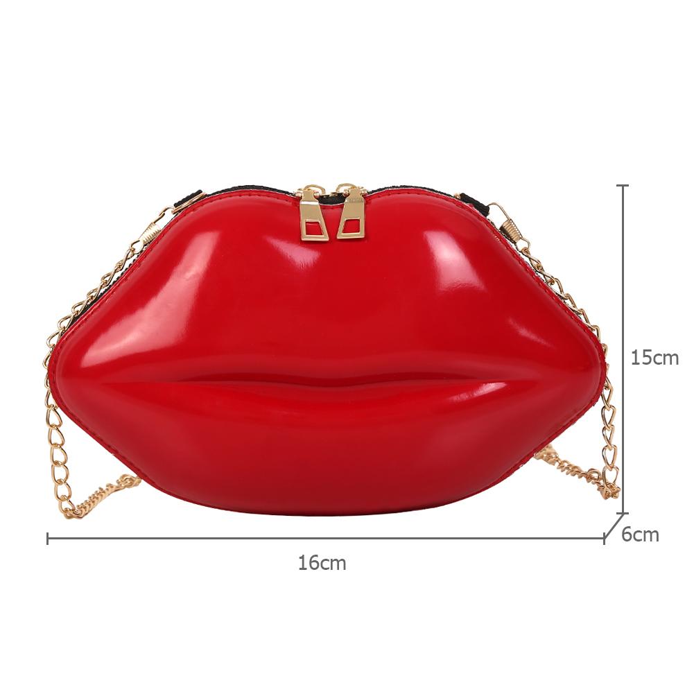 Sue Preem Lip Shape Clutch