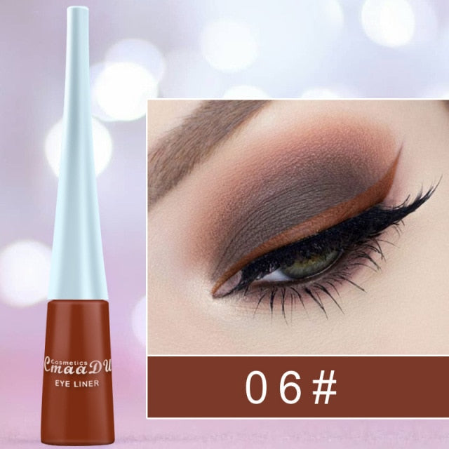 Coffee Waterproof Liquid Eyeliner