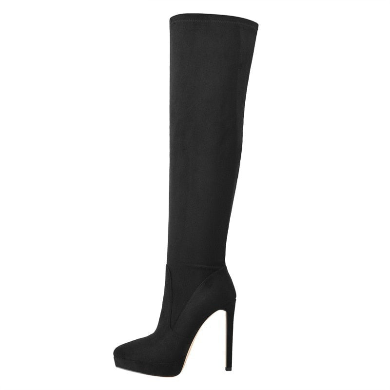 Sofie Moore Platform Knee High Boots