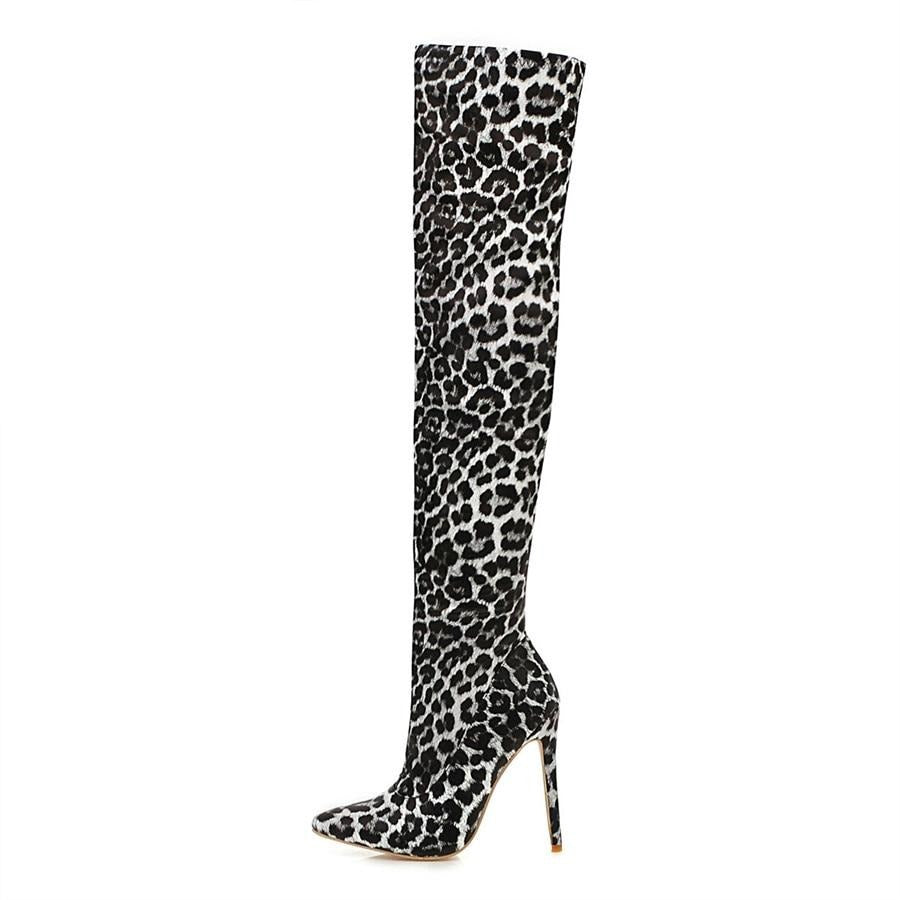 Sam Ooth Leopard Print Boots