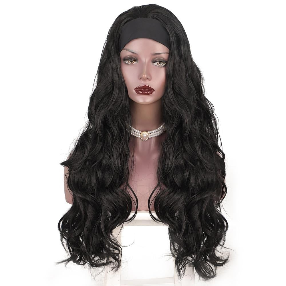 Tye Gress Long Black Headband Wig – The Drag Queen Store