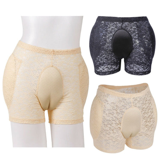 Silicone Camel Toe Gaff Padded Panty Underwear Pant for