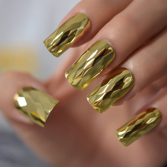 Portia Moniuss Mirror Press On Nails