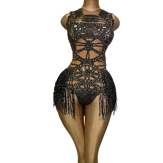 Tiffany Stone Tassel Bodysuit