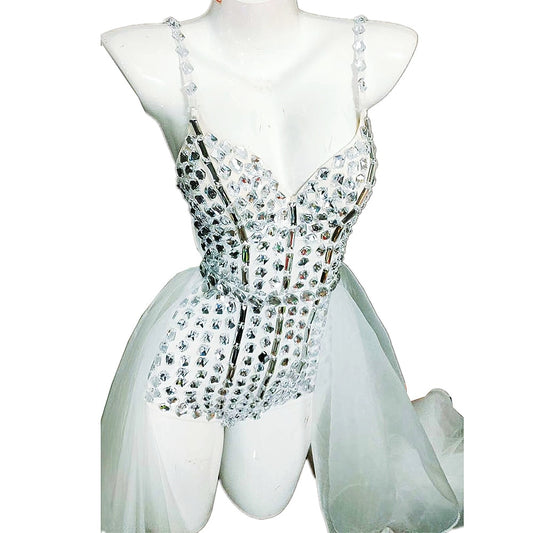 Vivi Venus Rhinestone Bodysuit