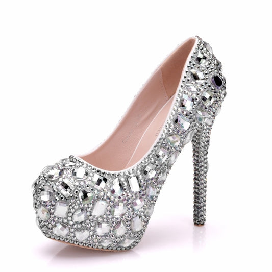 Diva Rhinestone Pumps