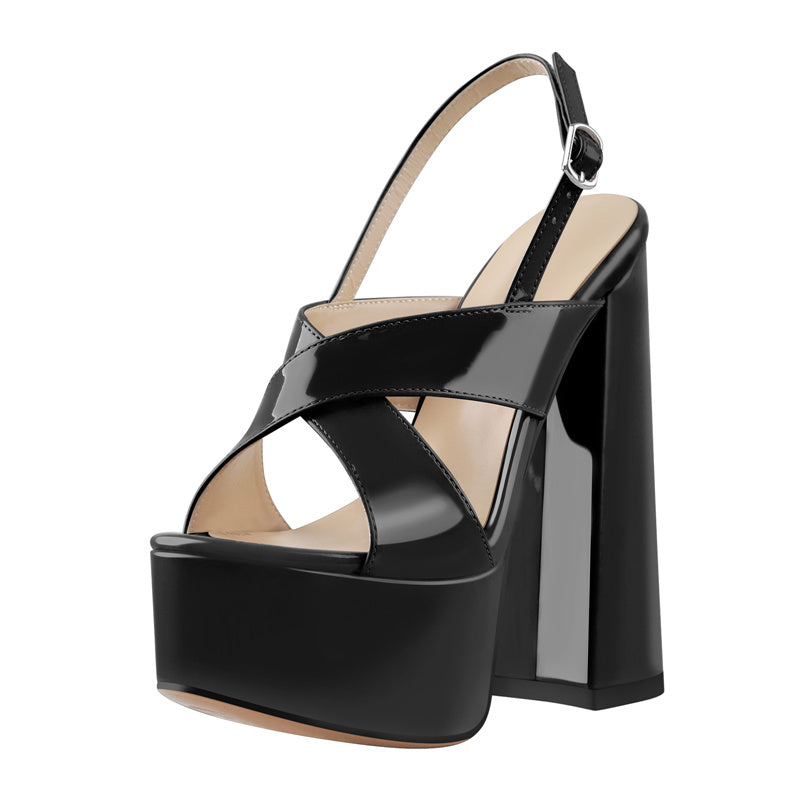 Heidi Haux Platform Sandals