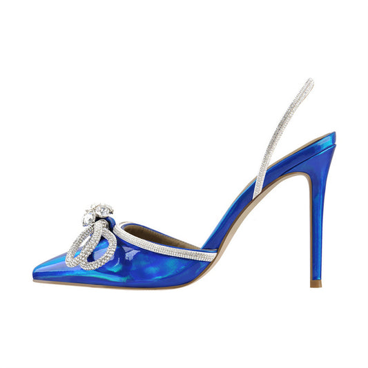 Shelby Late Crystal Bowknot Pumps