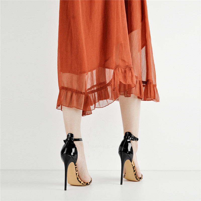 Tina Burner Peep Toe Sandals