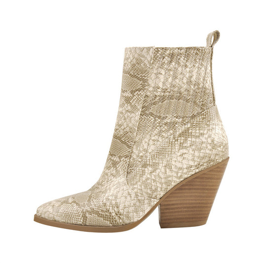 Crocodile Print Booties