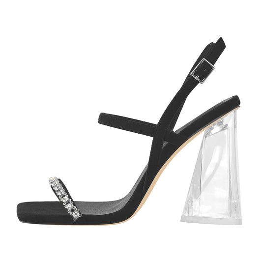 Betty Brilliance Transparent Heel Sandals