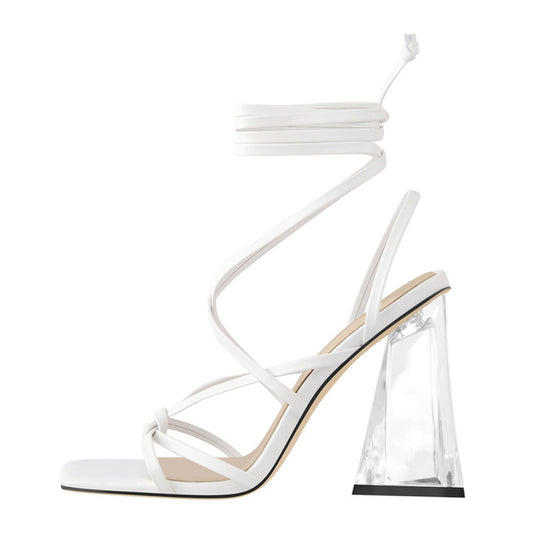 Transparent High Heel Sandals