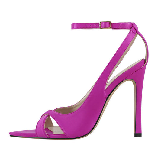 Open Toe Stiletto Sandals