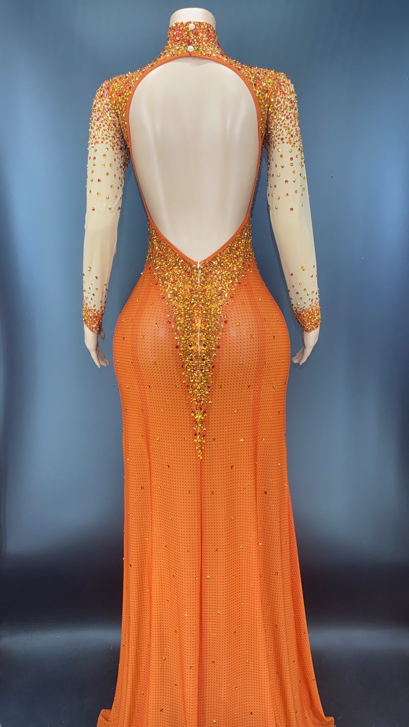 Kendall Rhinestone Sheer Bodycon Mini Dress | Windsor