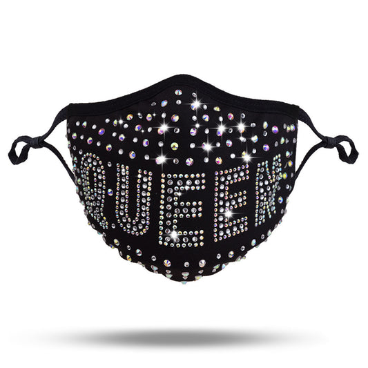 Queen Rhinestone Mask