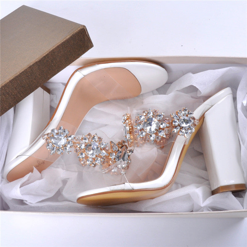 Lea Ness Rhinestone Sandals