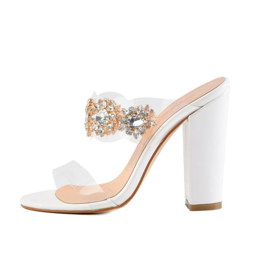 Lea Ness Rhinestone Sandals