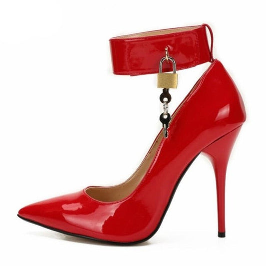 Barba Rouse Padlock Heels