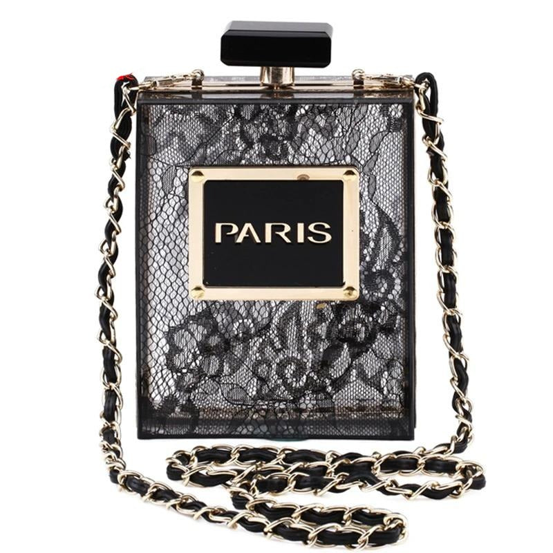 Lace Paris Perfume Bottle Bag